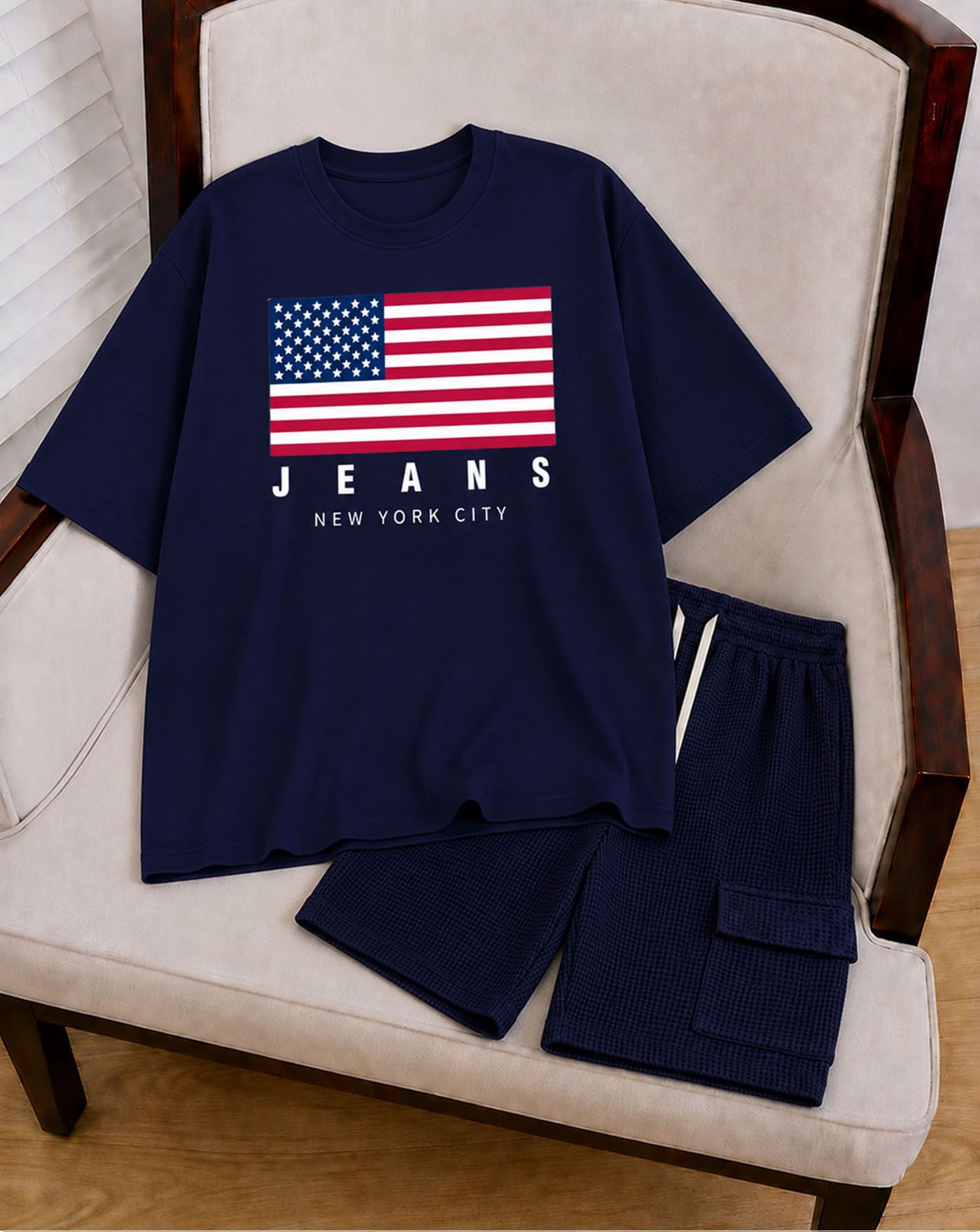 enitor Tshirt Regular Shorts Co-ords Set-picture-39