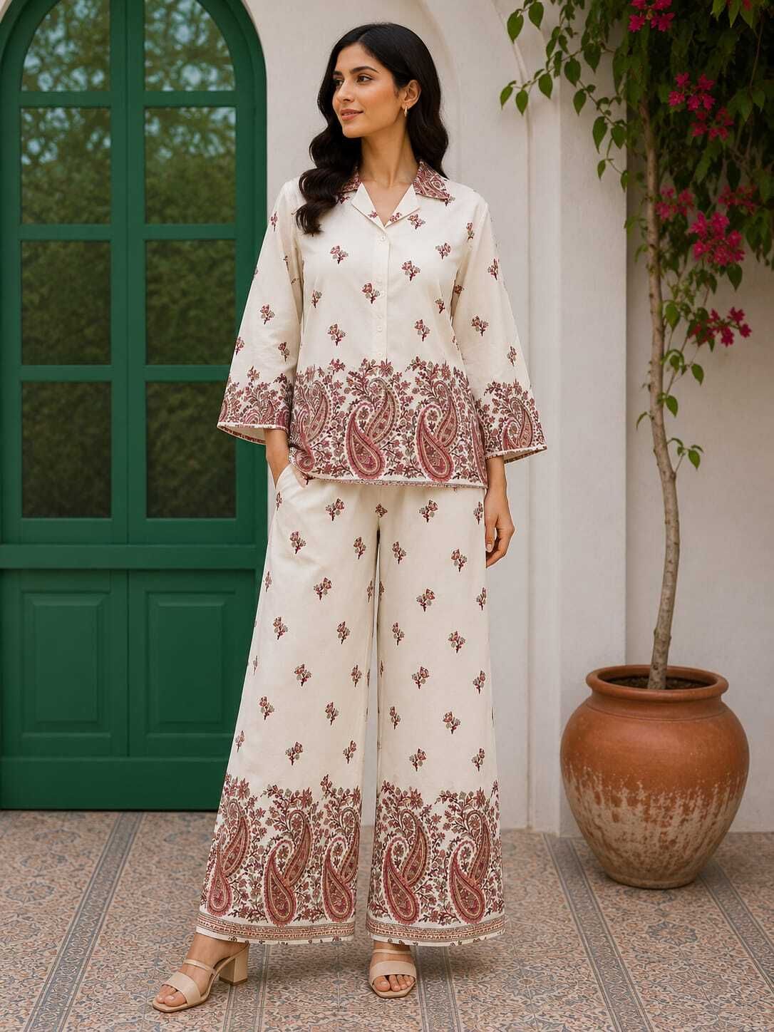 ziva Shirt Pant Co-ords Set-picture-24