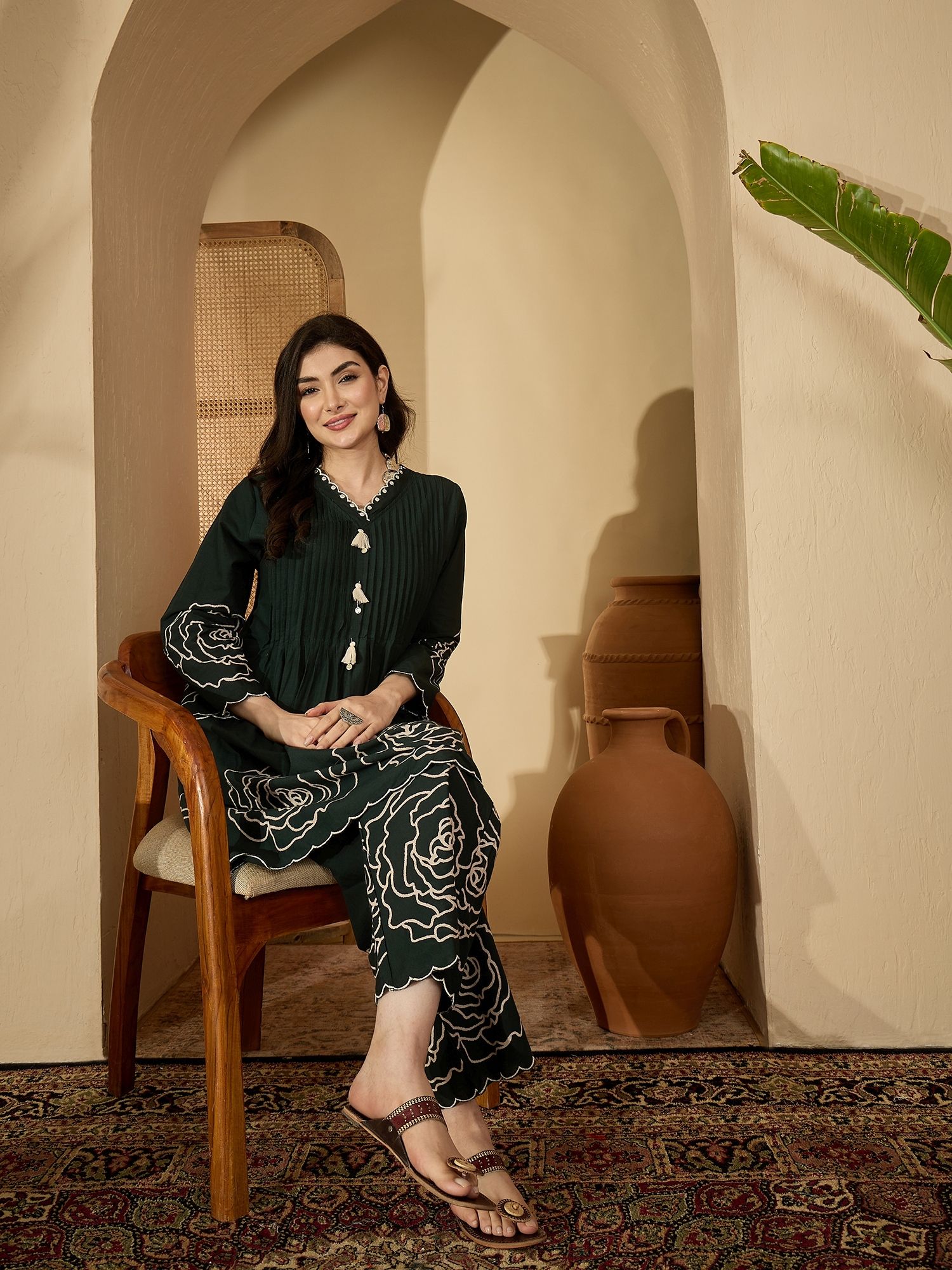 stylum Tunic Palazzos Co-ords Set-picture-2