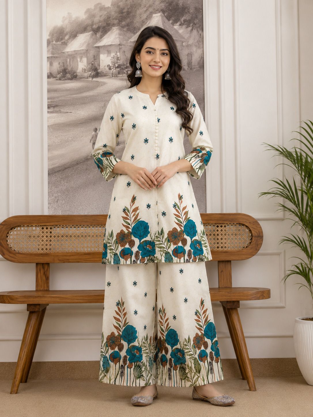Tunic Palazzos Co-ords Set-image-42