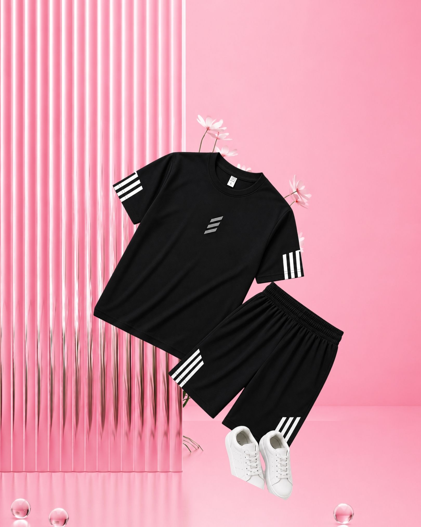 moonfigure Tshirt Regular Shorts Co-ords Set-picture-16