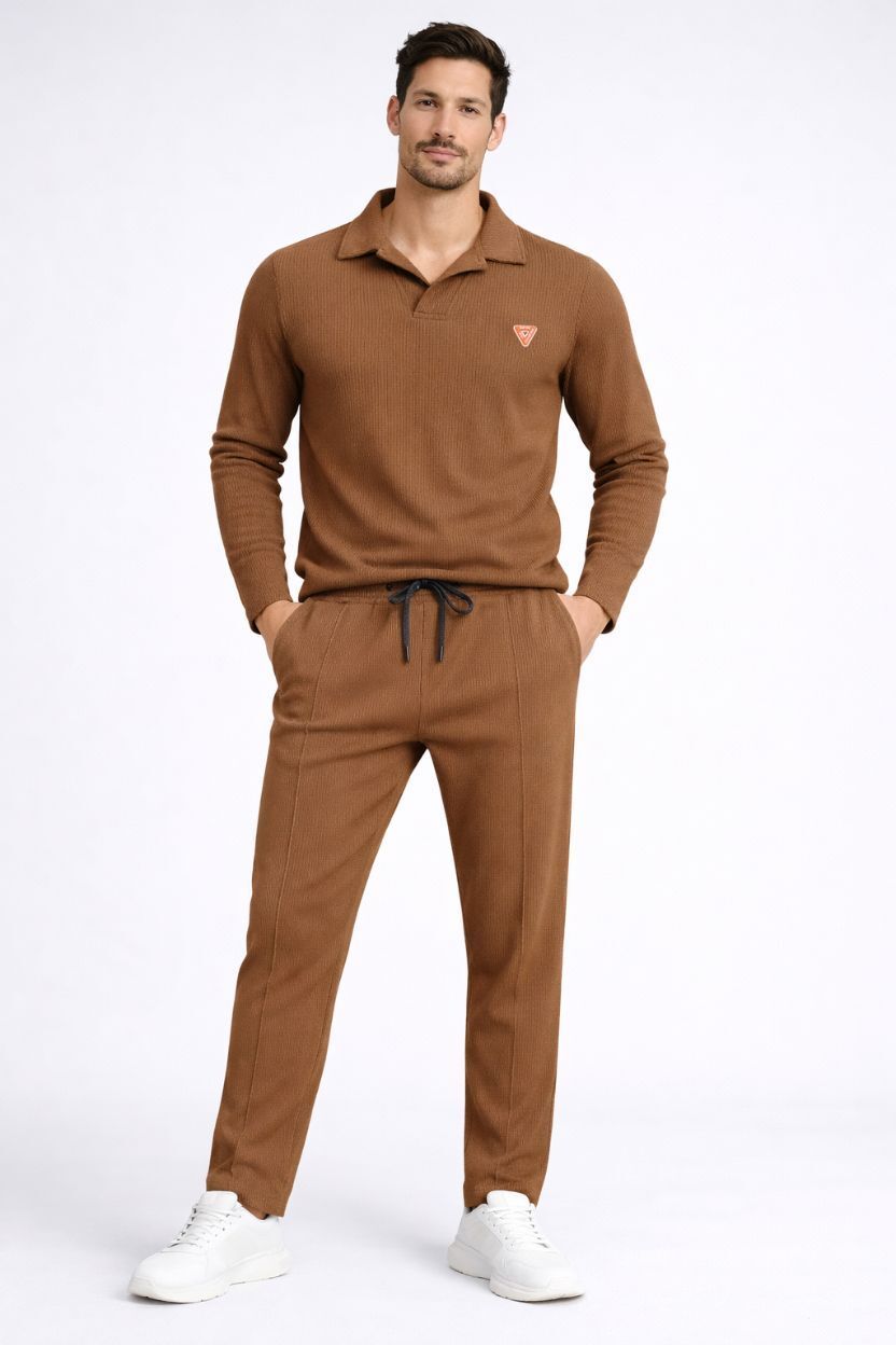 chrome & coral Tshirt Pant Co-ords Set-picture-37