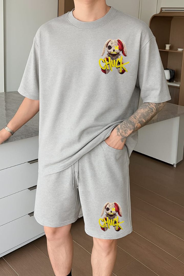 Tshirt Regular Shorts Co-ords Set