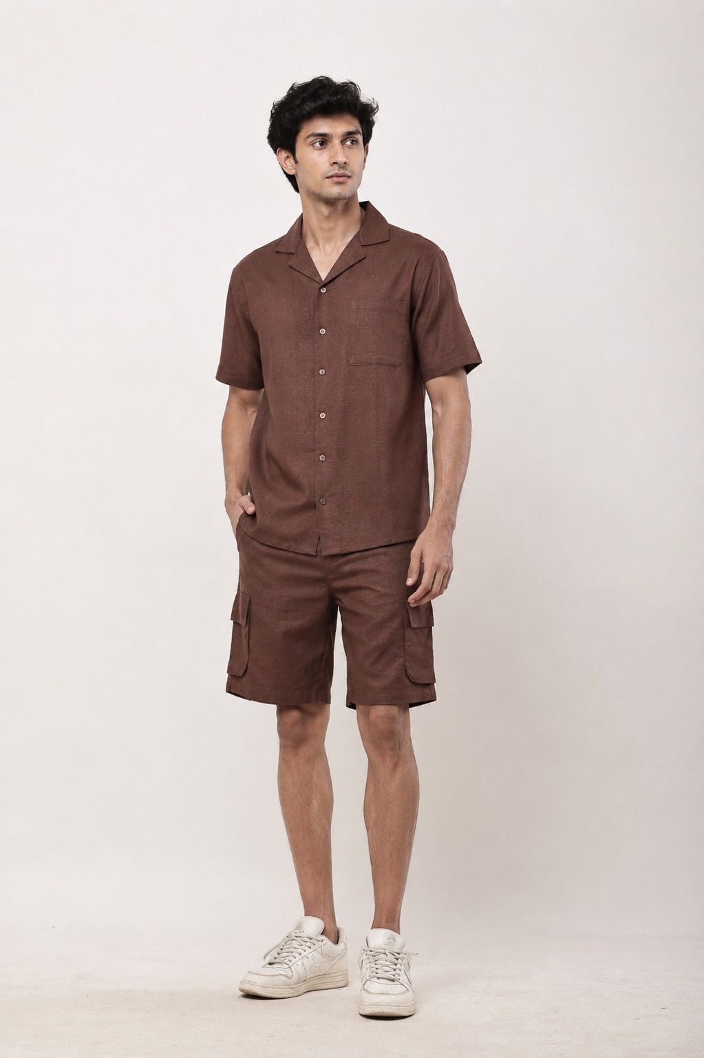 clothink india Shirt Regular Shorts Co-ords Set-picture-6
