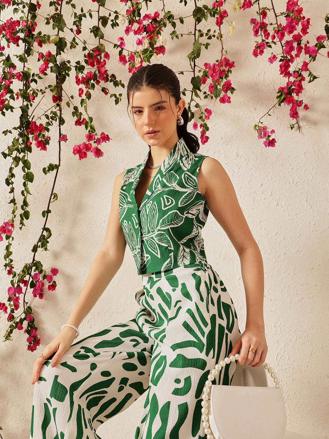 Top Palazzos Co-ords Set-image-46