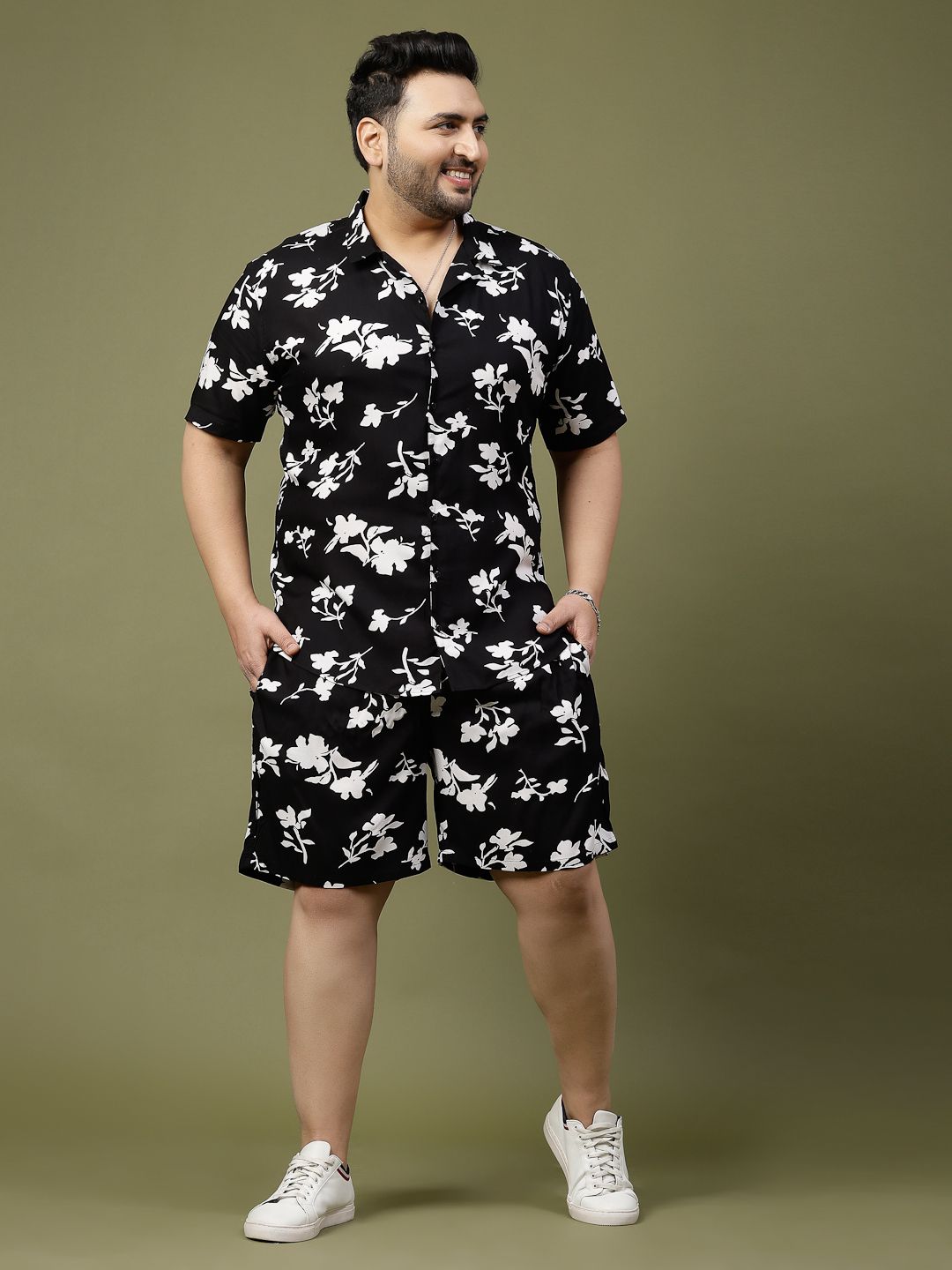 Shirt Regular Shorts Co-ords Set-image-17