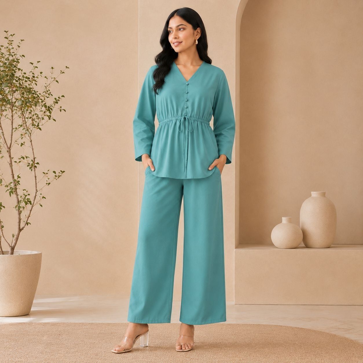 petrichorservices Top Palazzos Co-ords Set-picture-24