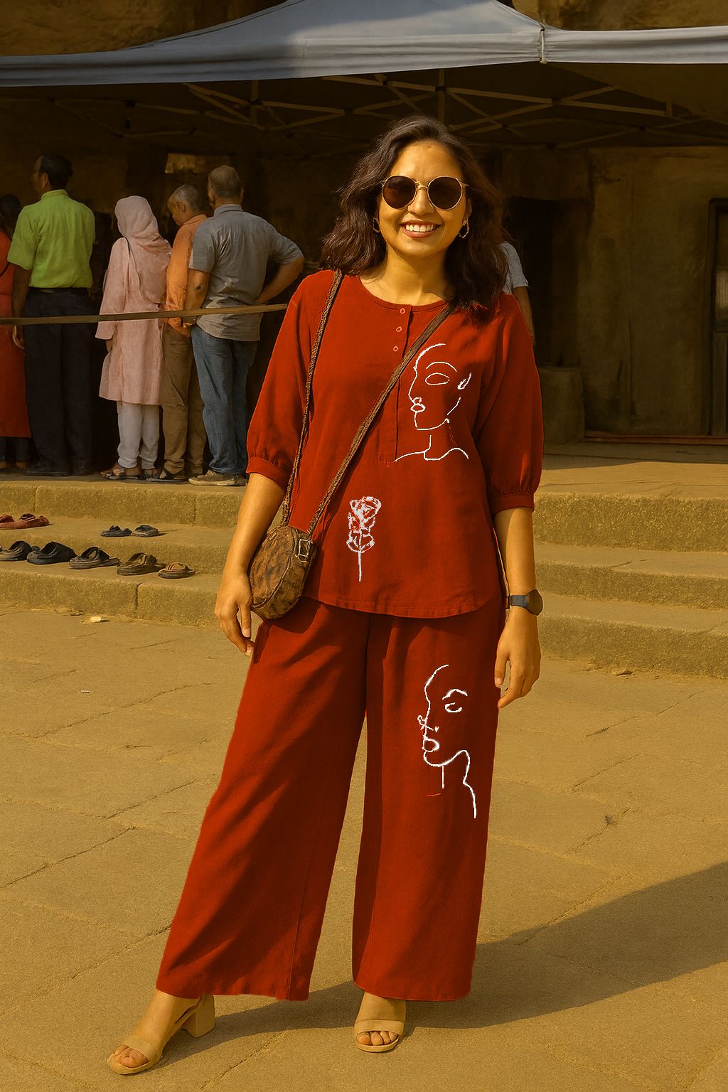 naida Tshirt Palazzos Co-ords Set-picture-17