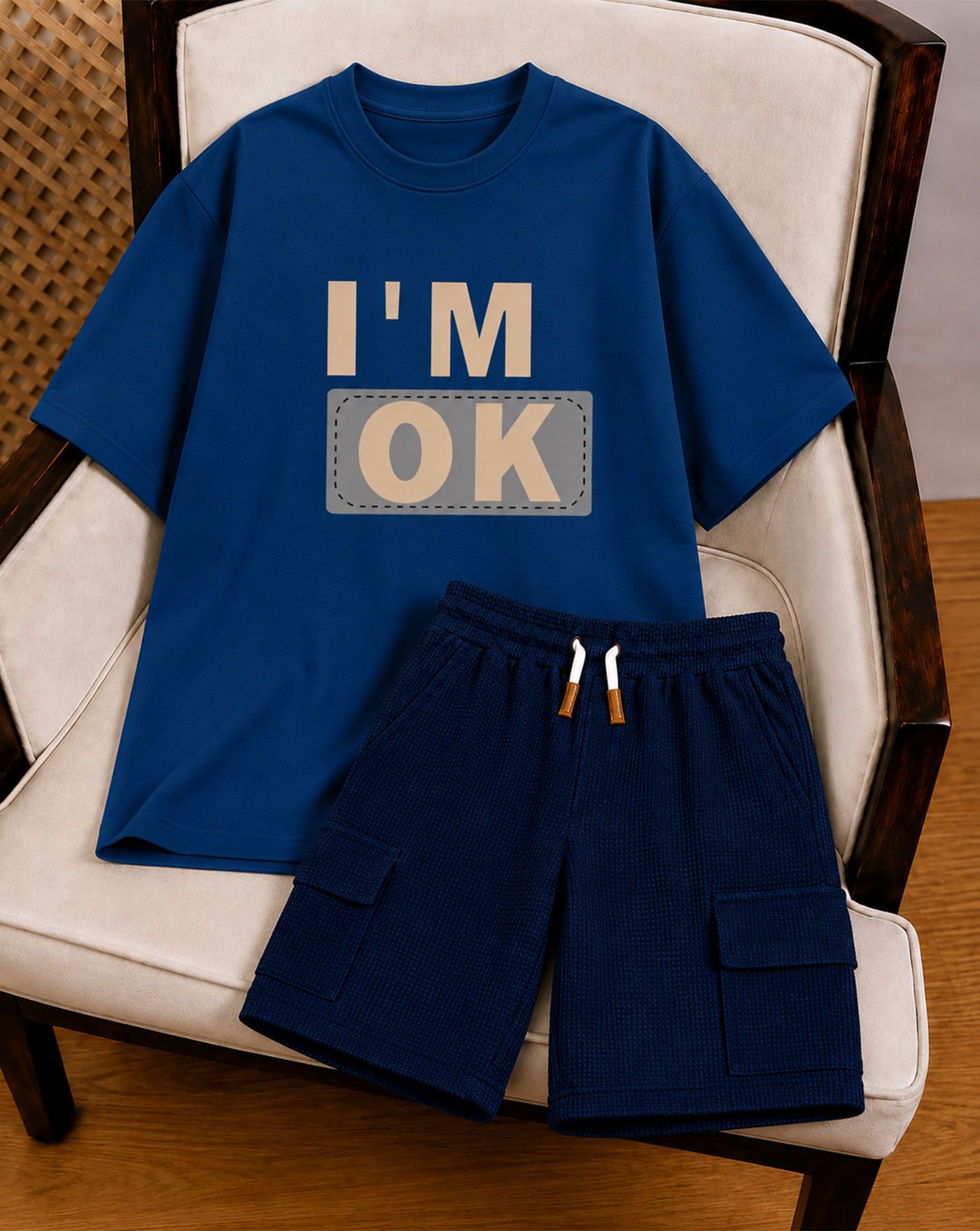 Tshirt Regular Shorts Co-ords Set-image-25