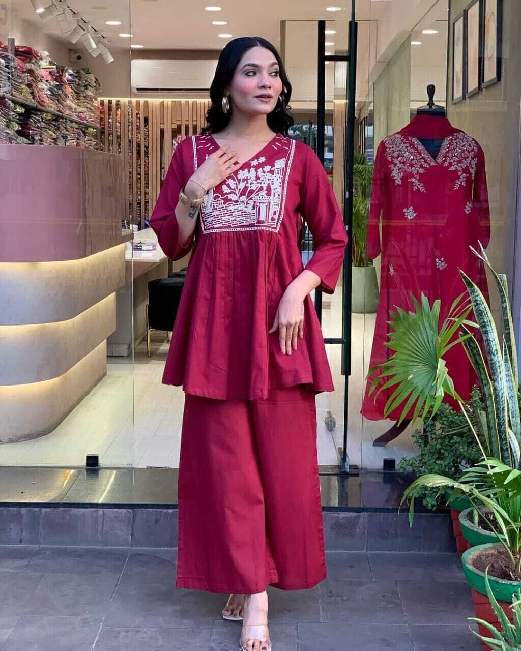 Tunic Palazzos Co-ords Set-image-19