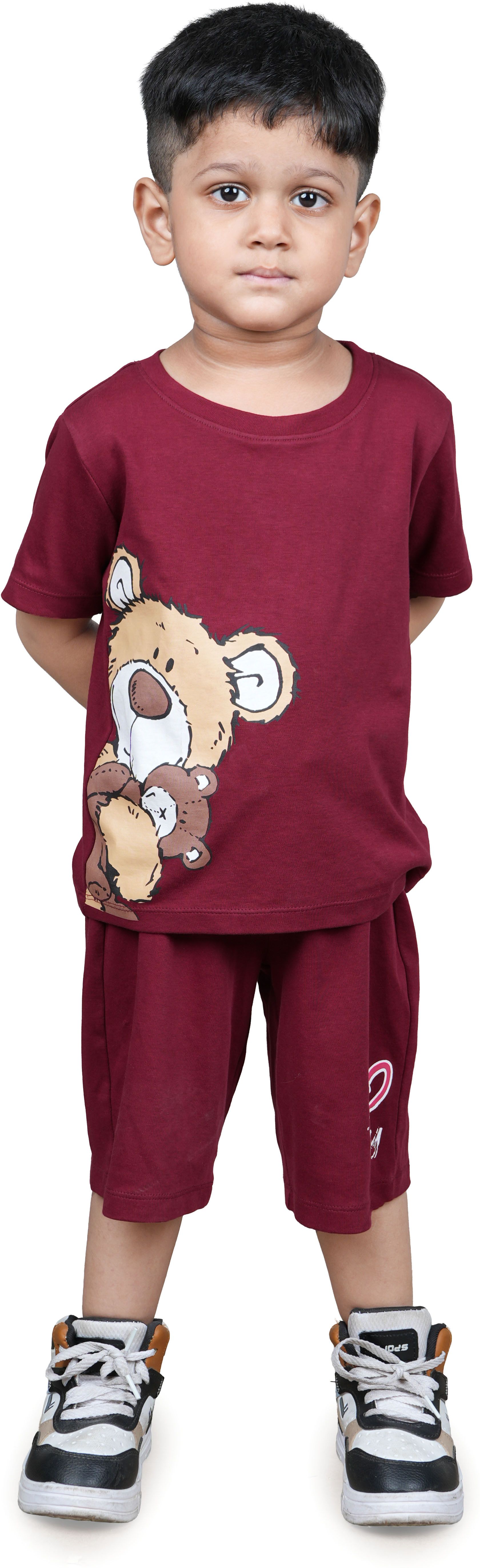 Tshirt Regular Shorts Co-ords Set-image-7