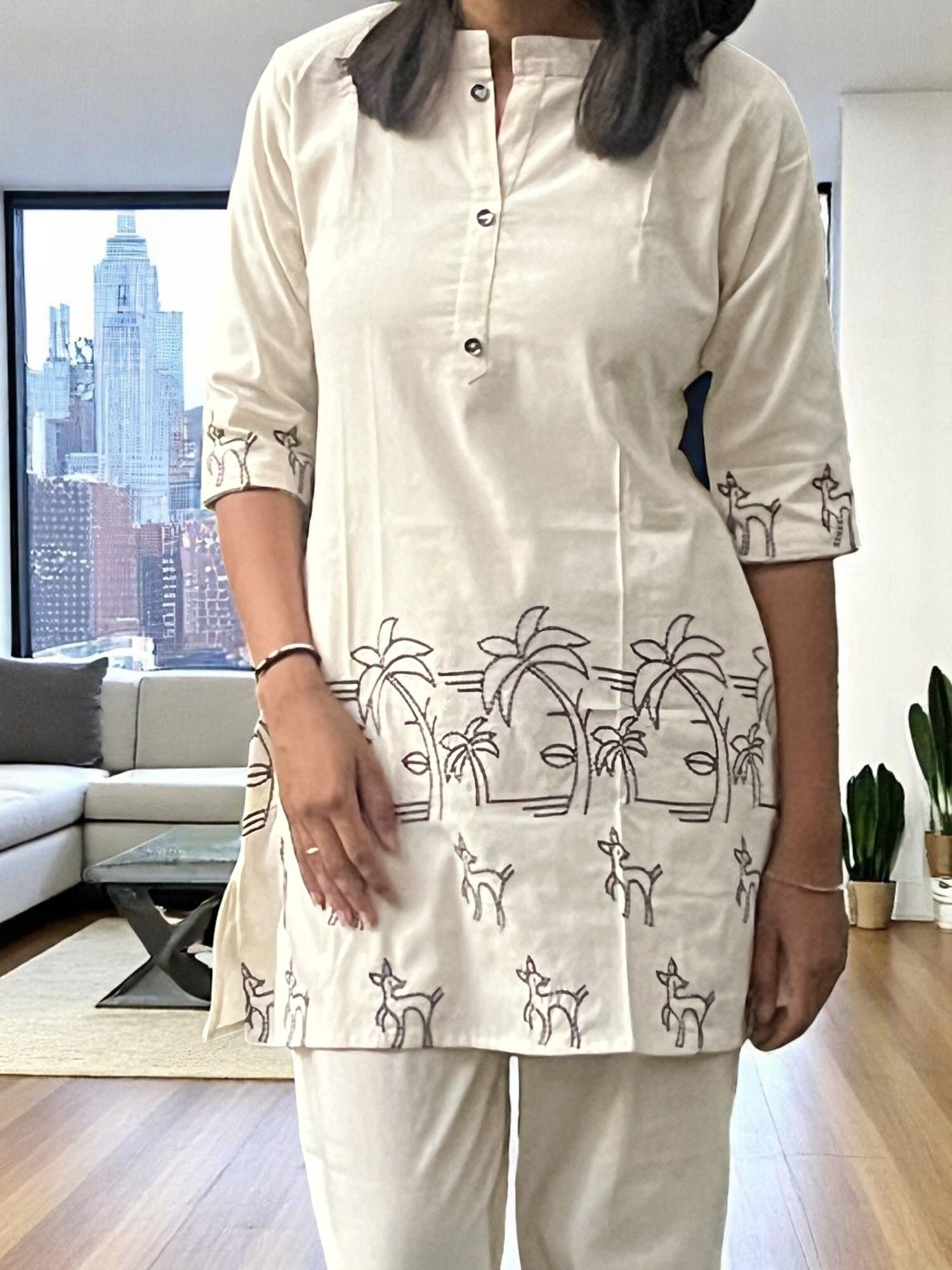 dharma fashaion Tunic Pant Co-ords Set-picture-17