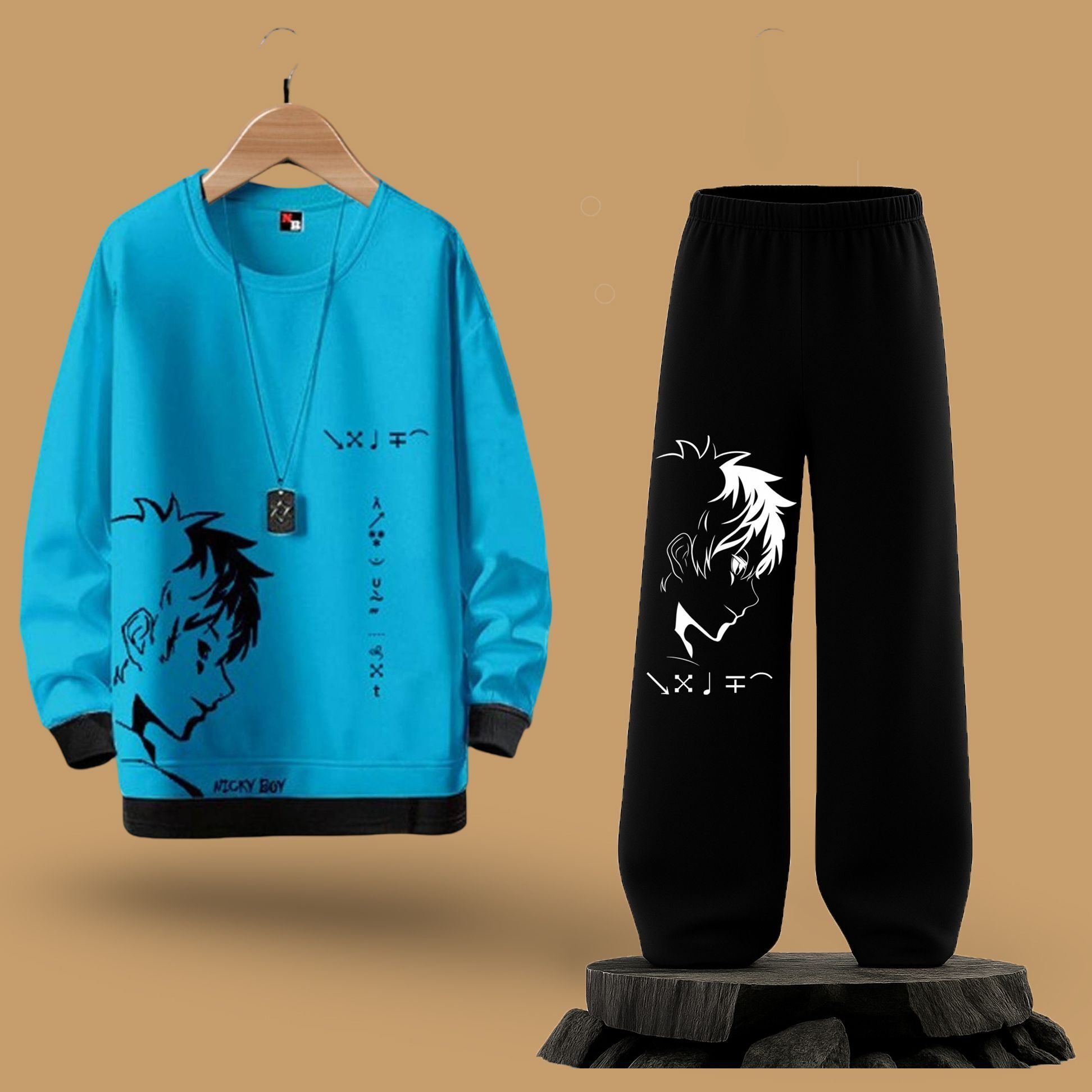 nb nicky boy Tshirt Pant Co-ords Set-picture-25