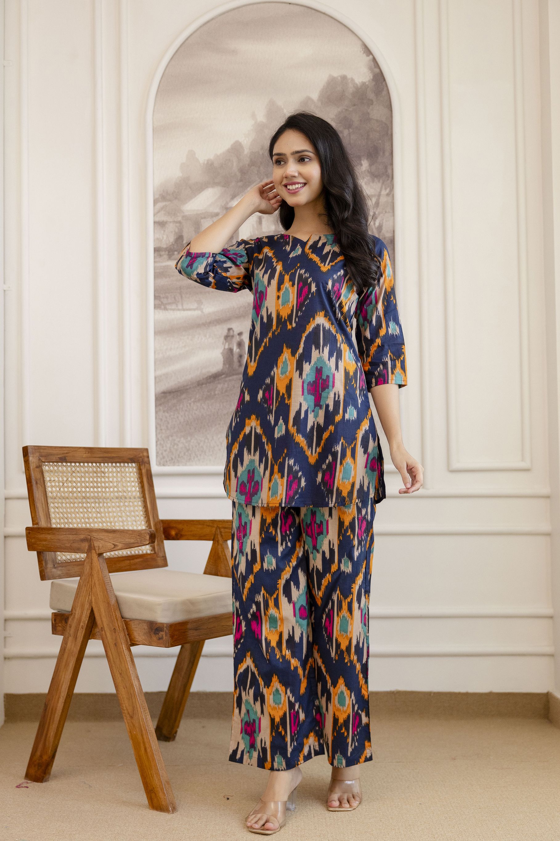 Top Palazzos Co-ords Set-image-31