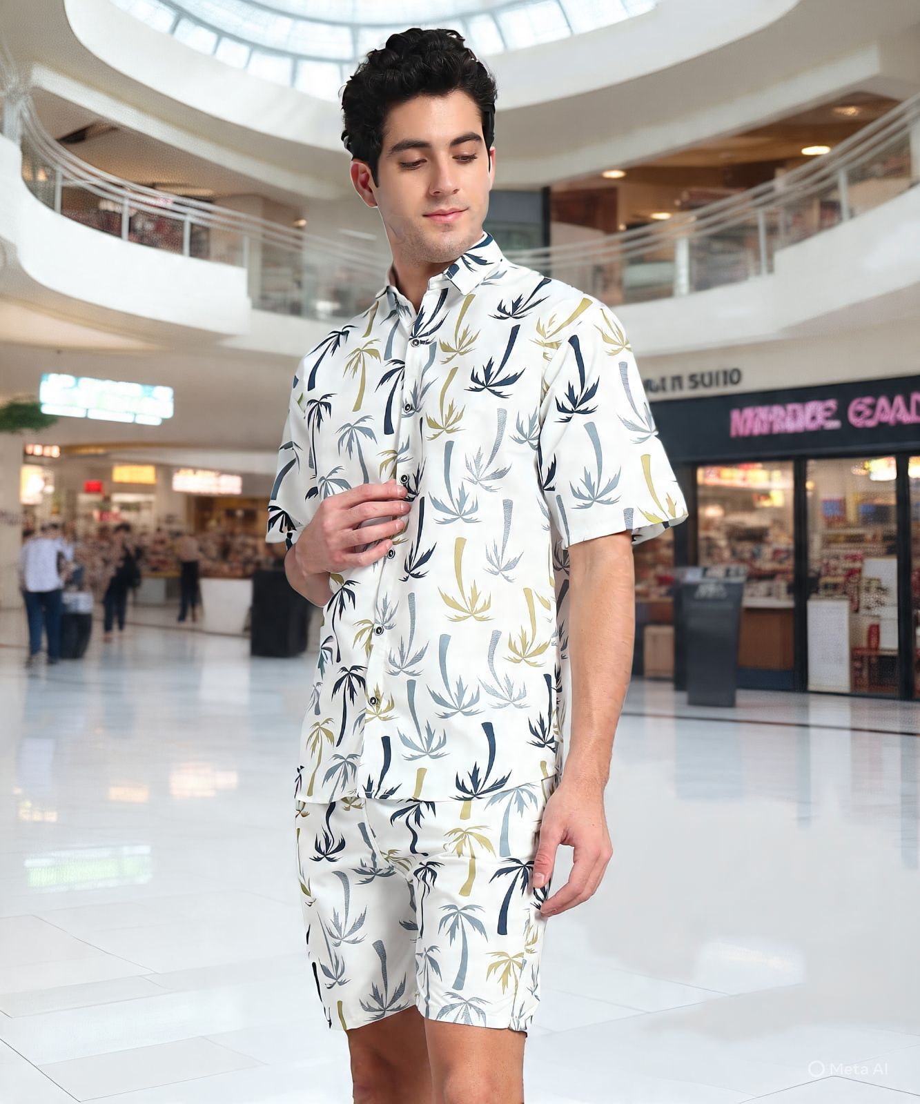 metronaut Shirt Regular Shorts Co-ords Set-picture-22