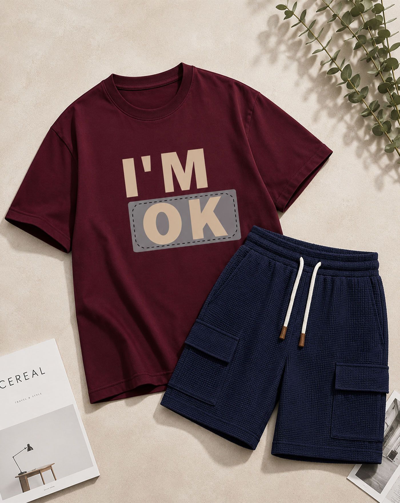 Tshirt Regular Shorts Co-ords Set-image-23