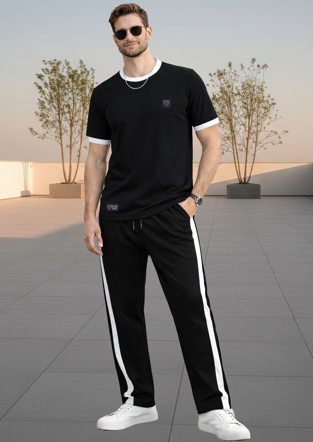 yazole Tshirt Pant Co-ords Set-picture-16