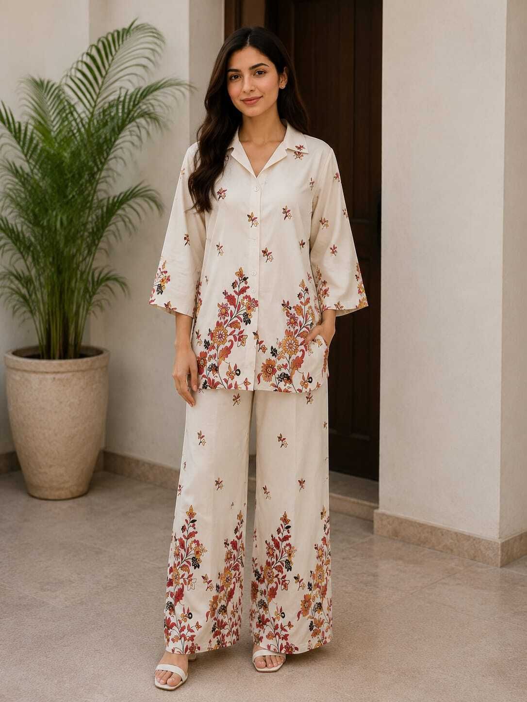 Shirt Palazzos Co-ords Set-image-19