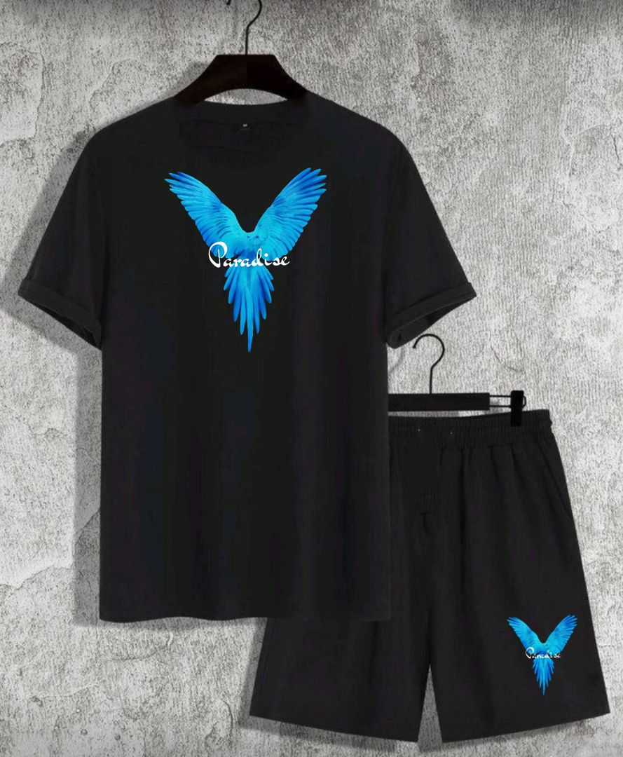 Tshirt Regular Shorts Co-ords Set-image-25