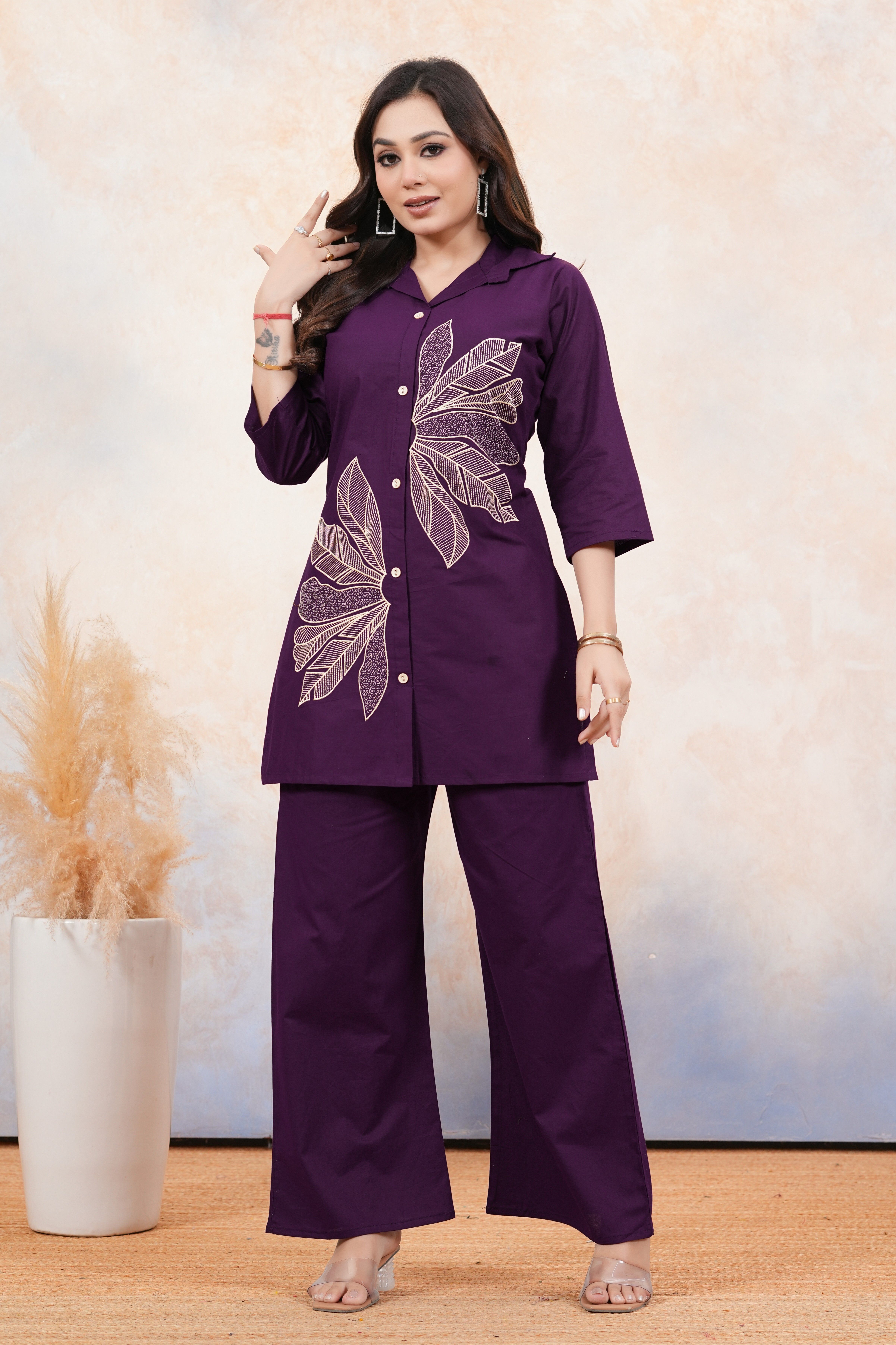 gokul trendz Tunic Palazzos Co-ords Set-picture-21