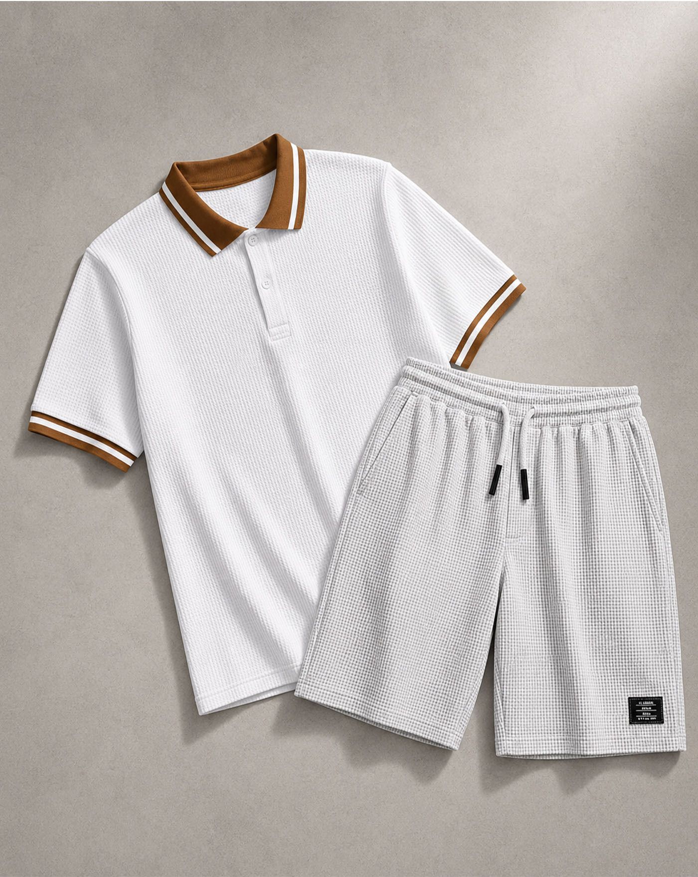 Tshirt Regular Shorts Co-ords Set-image-45
