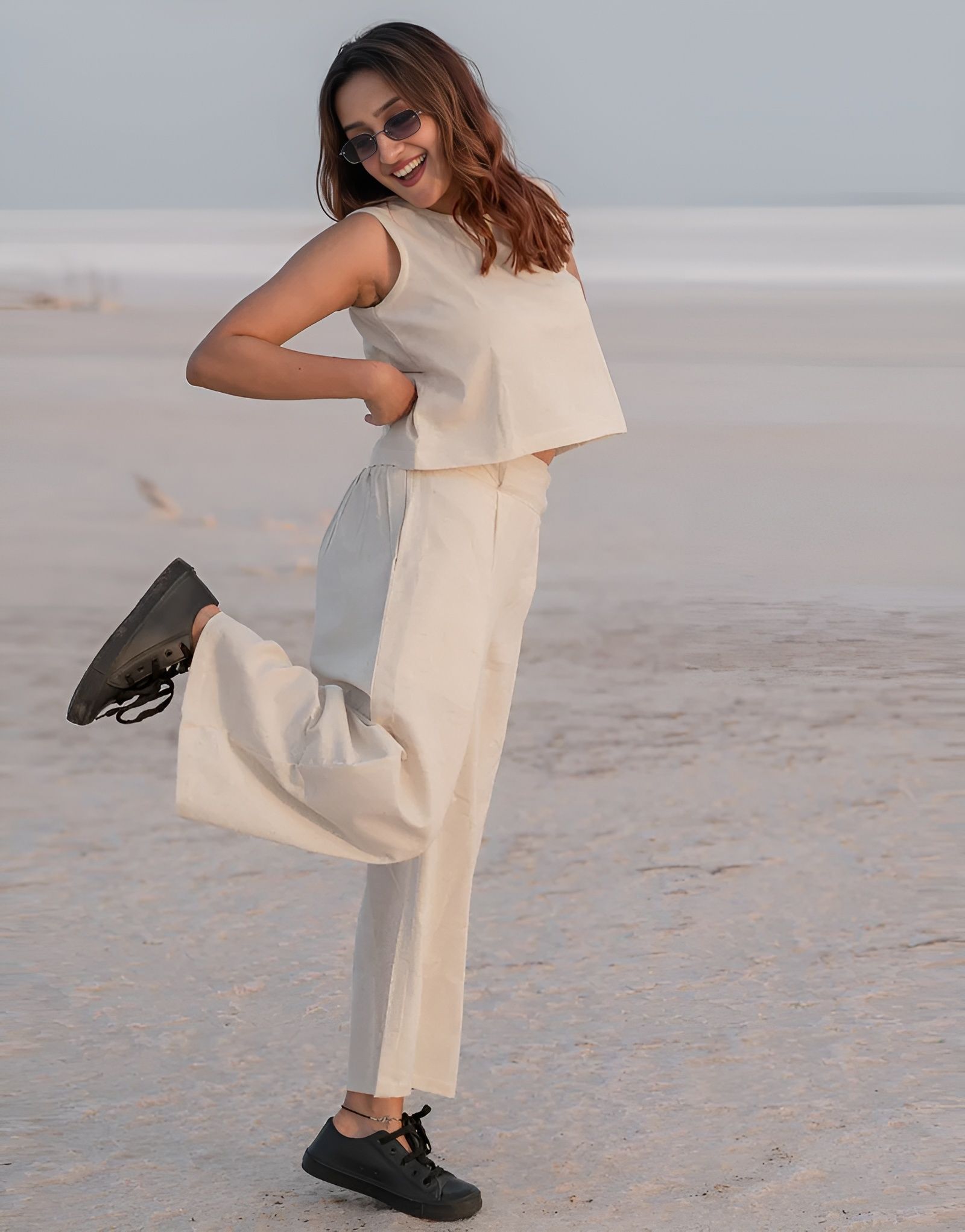 Top Palazzos Co-ords Set-image-48