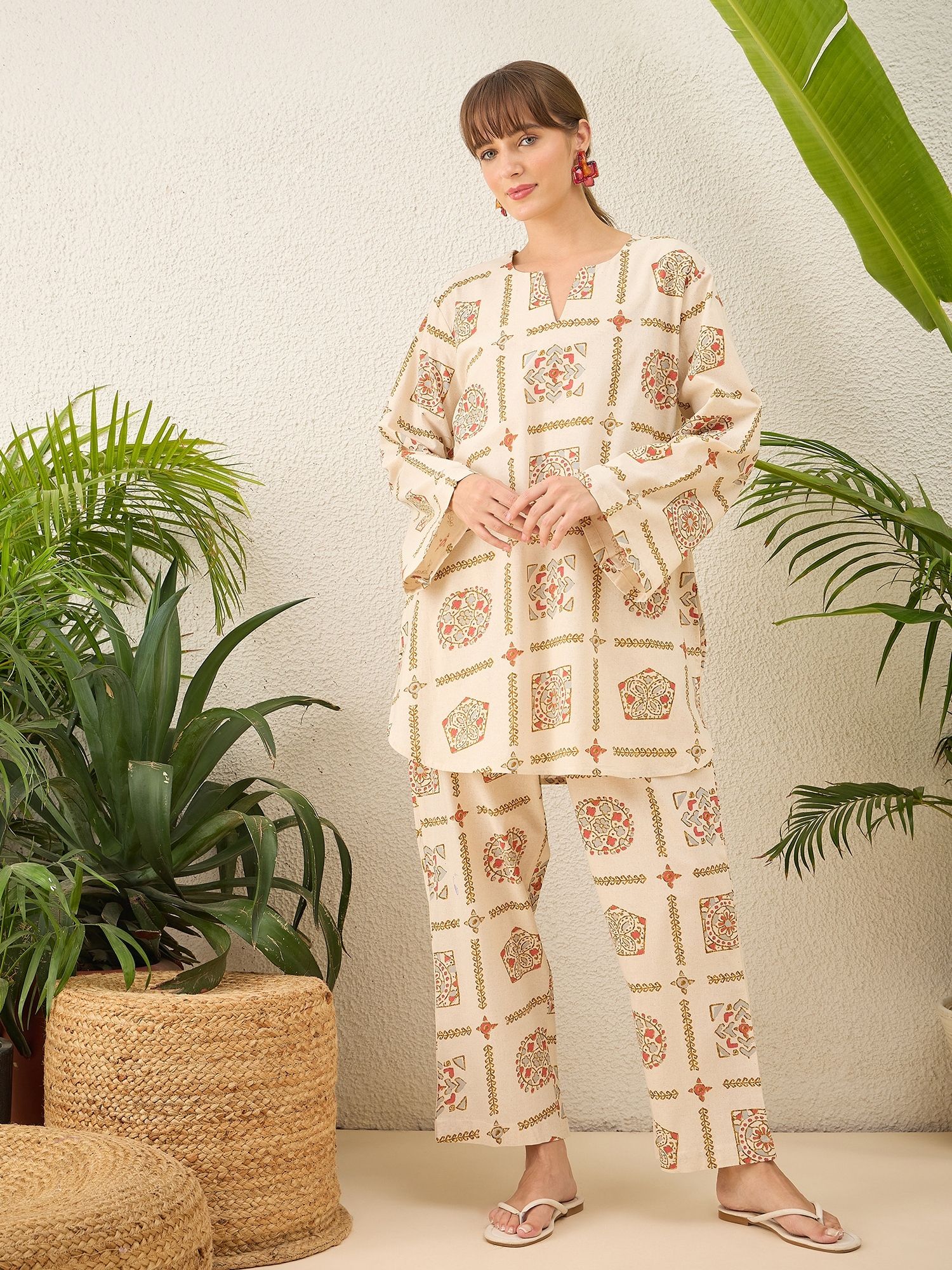 fourleaf Top Palazzos Co-ords Set-picture-28