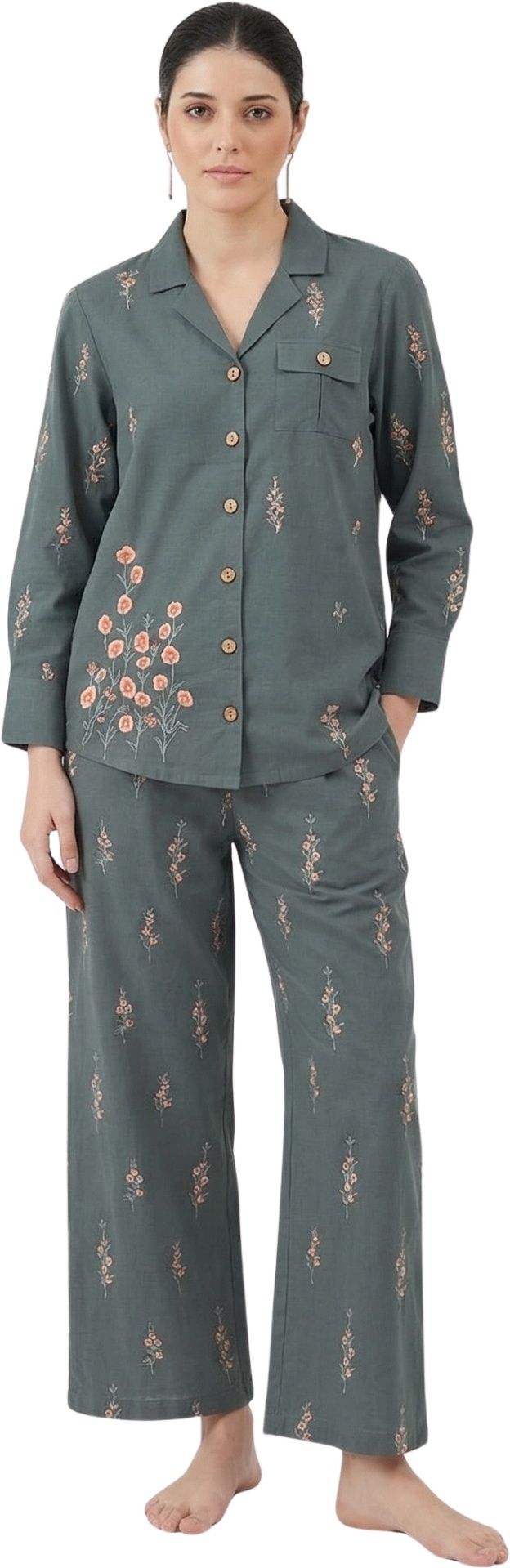 luxiro lifestyle Shirt Pant Co-ords Set-picture-20