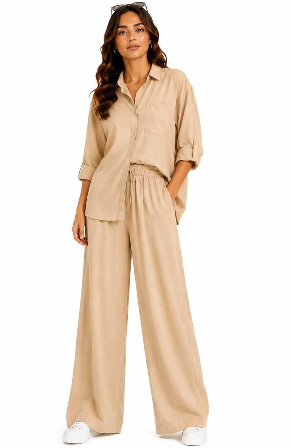 shivene Shirt Palazzos Co-ords Set-picture-22
