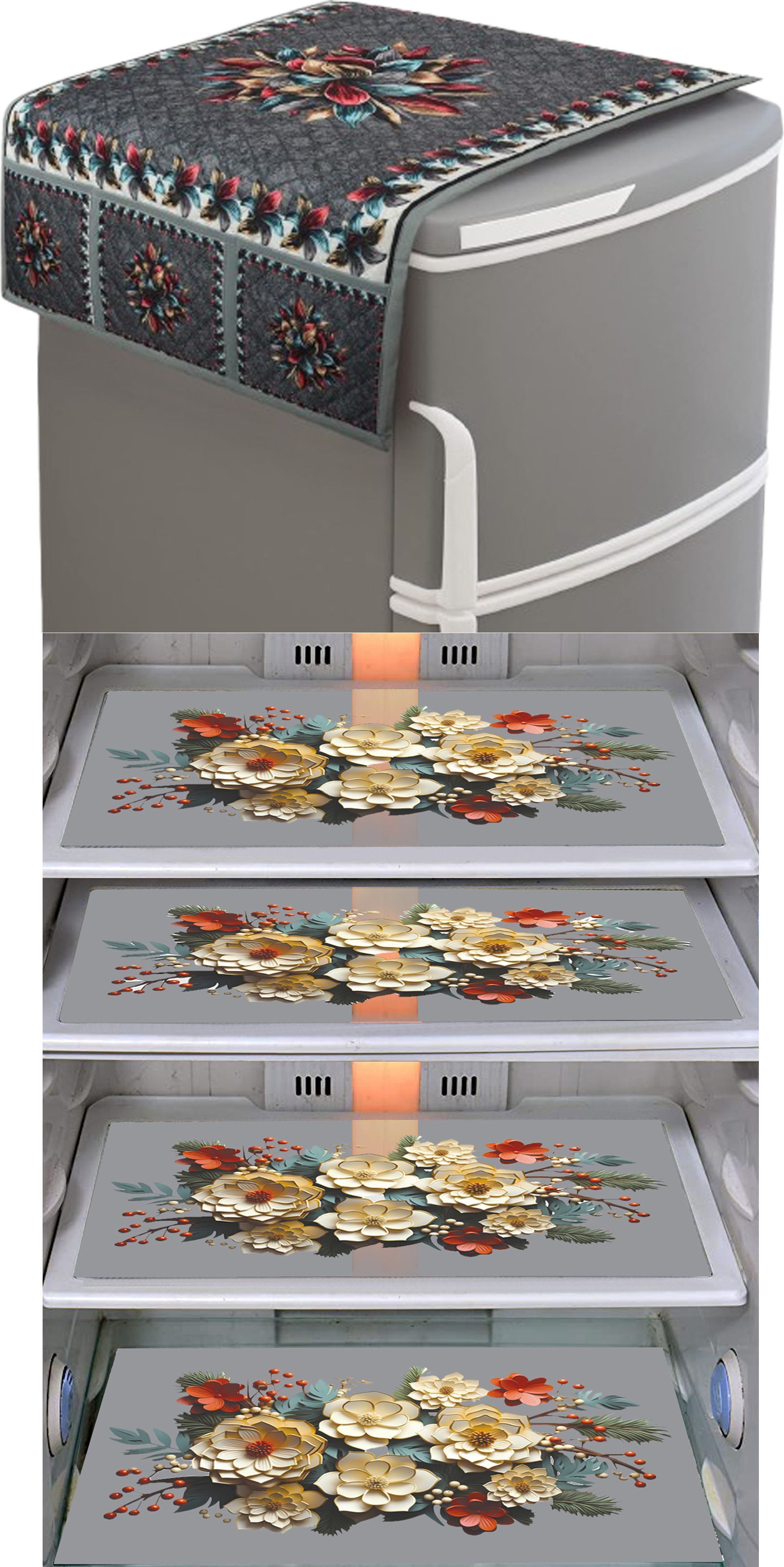 castle decor Refrigerator Cover-picture-0