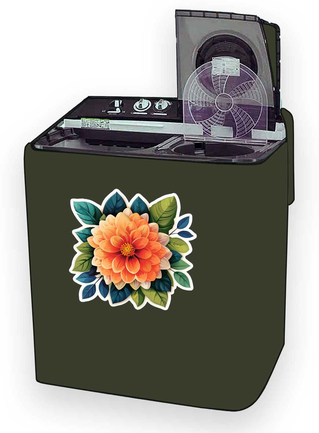Semi-Automatic Washing Machine Cover for 7 to 8 Kg-image-36