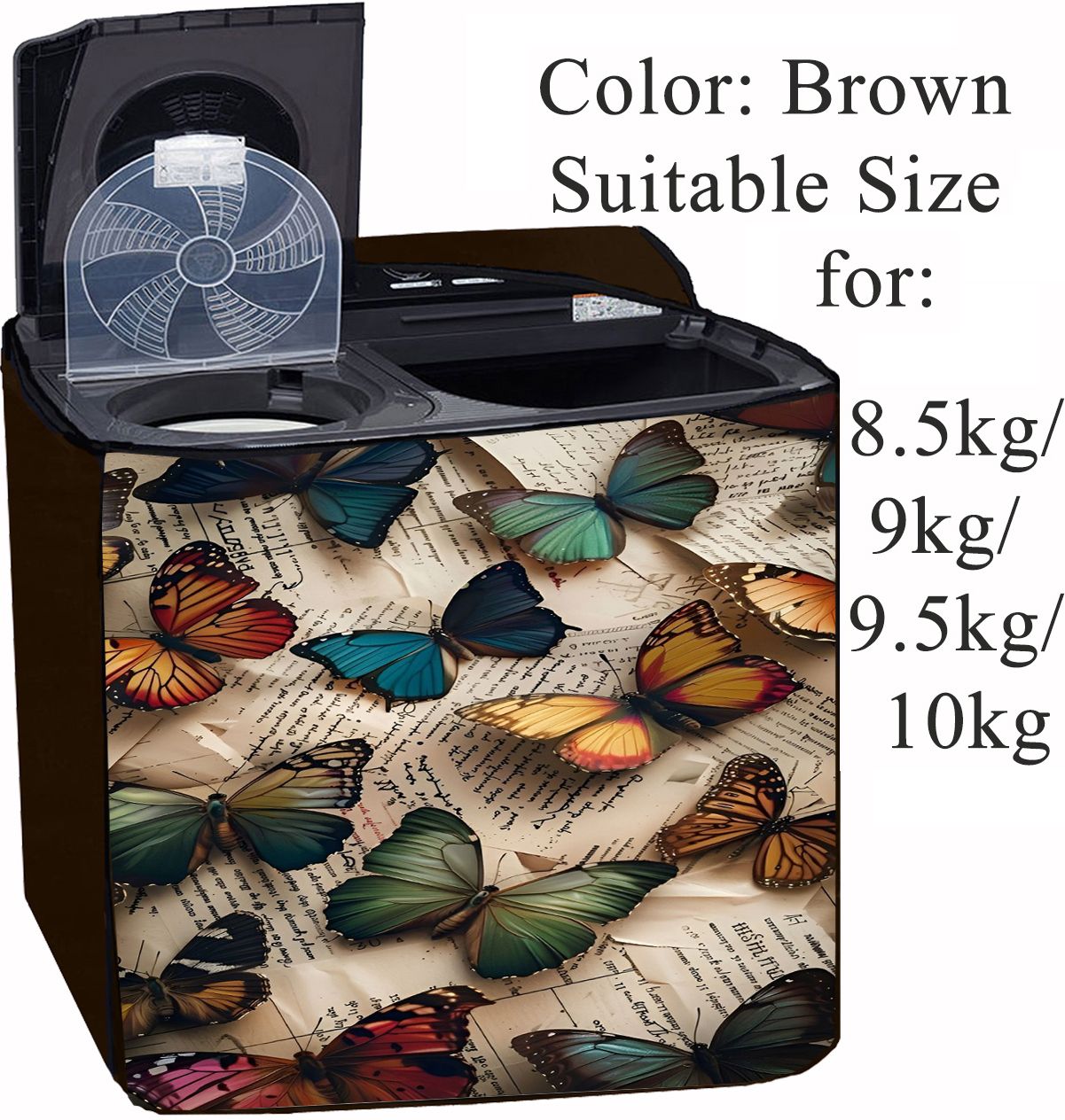 declooms Semi-Automatic Washing Machine Cover-picture-11