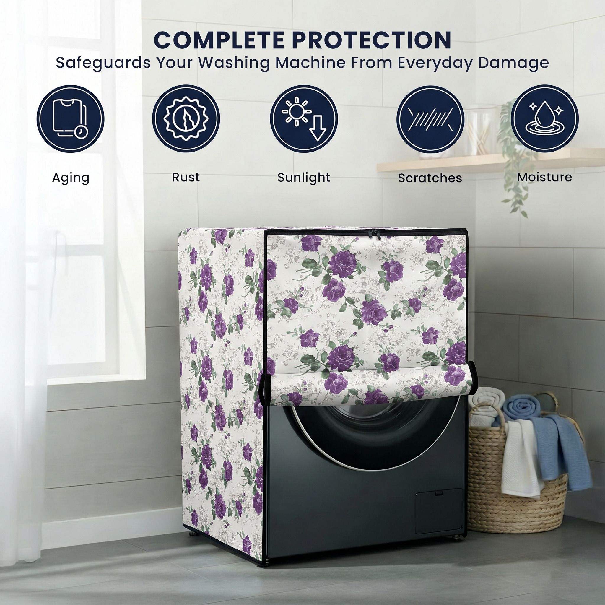 homeify Front Loading Washing Machine Cover-picture-0