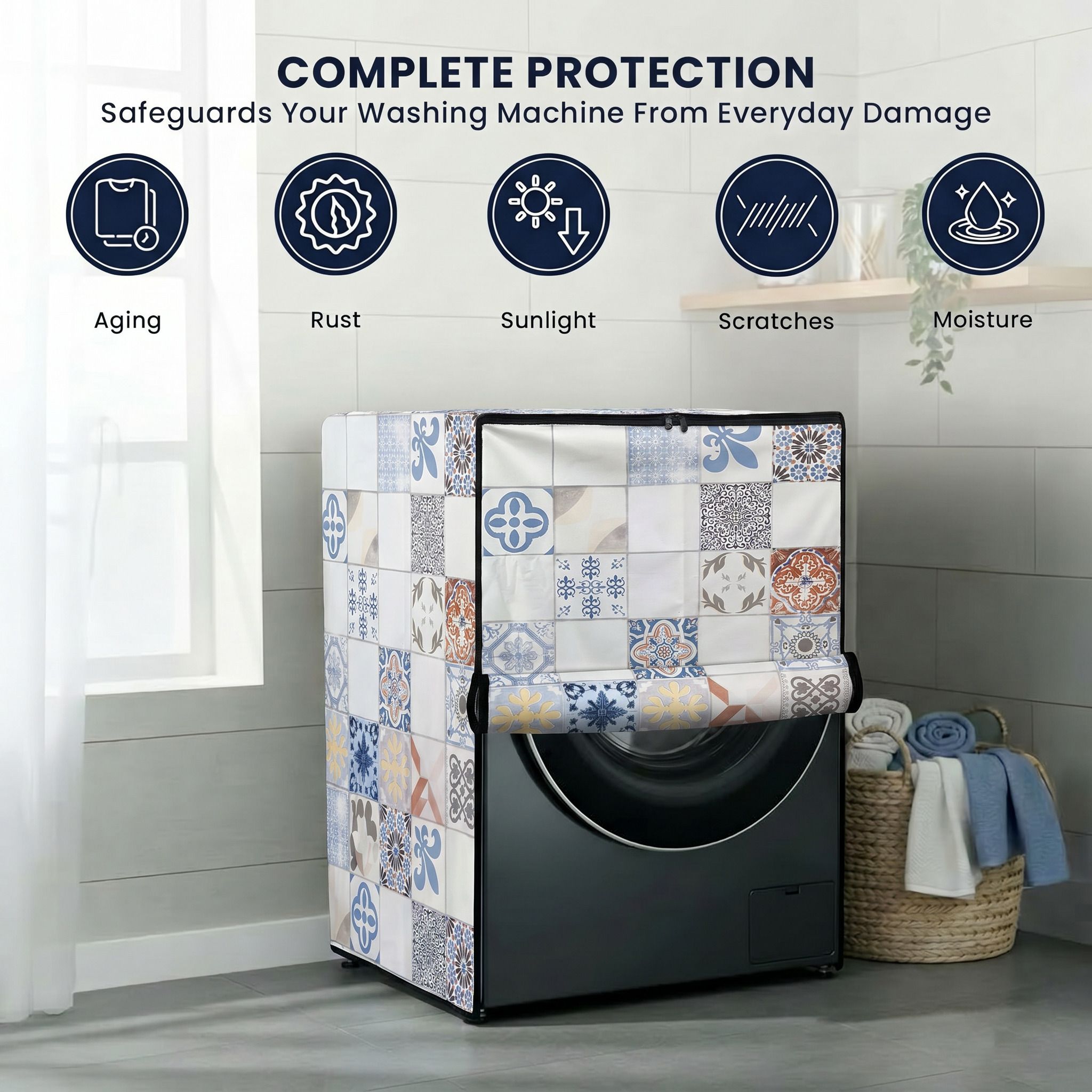 homeify Front Loading Washing Machine Cover-picture-1