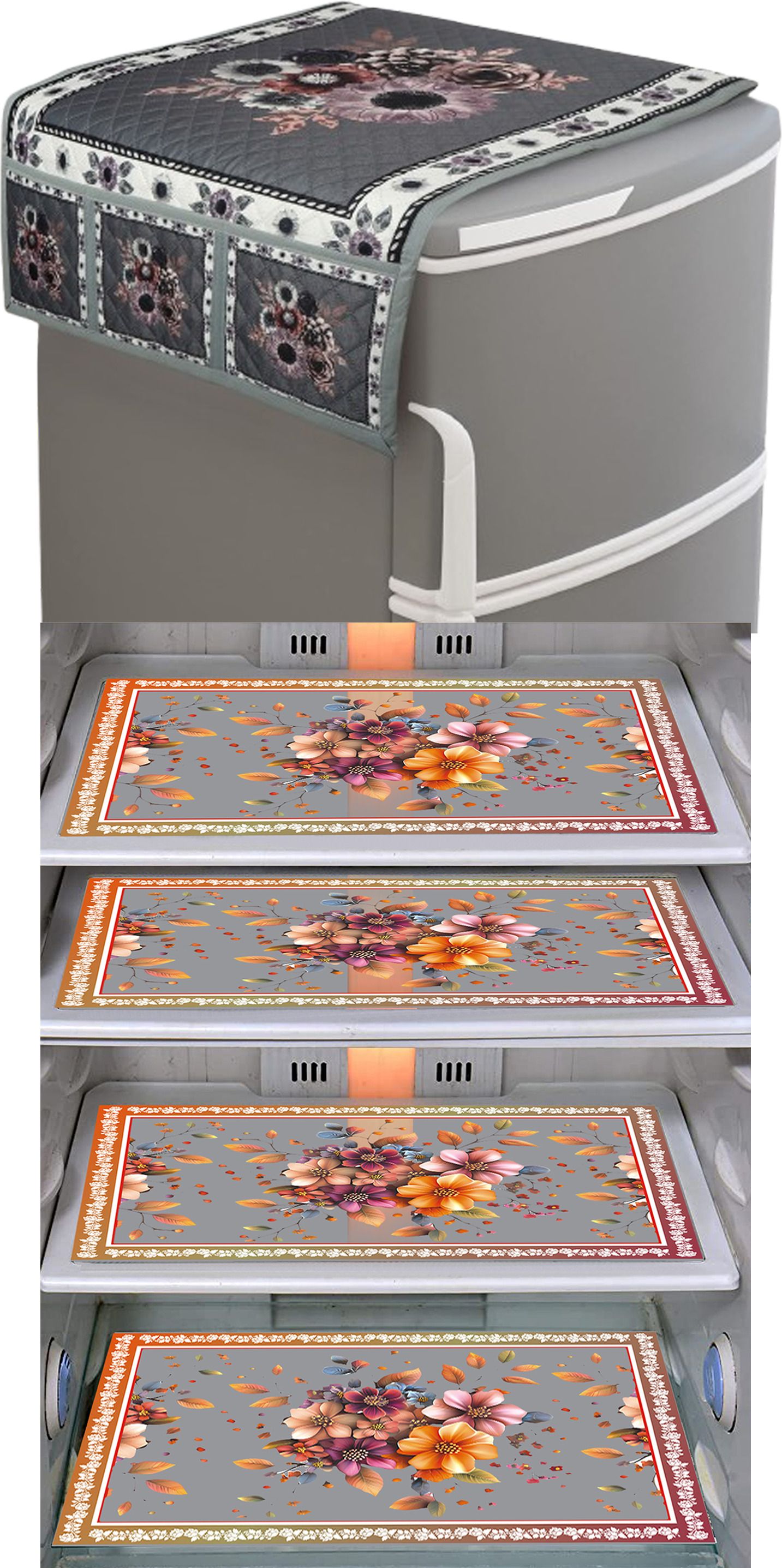 castle décor Refrigerator Cover-picture-13