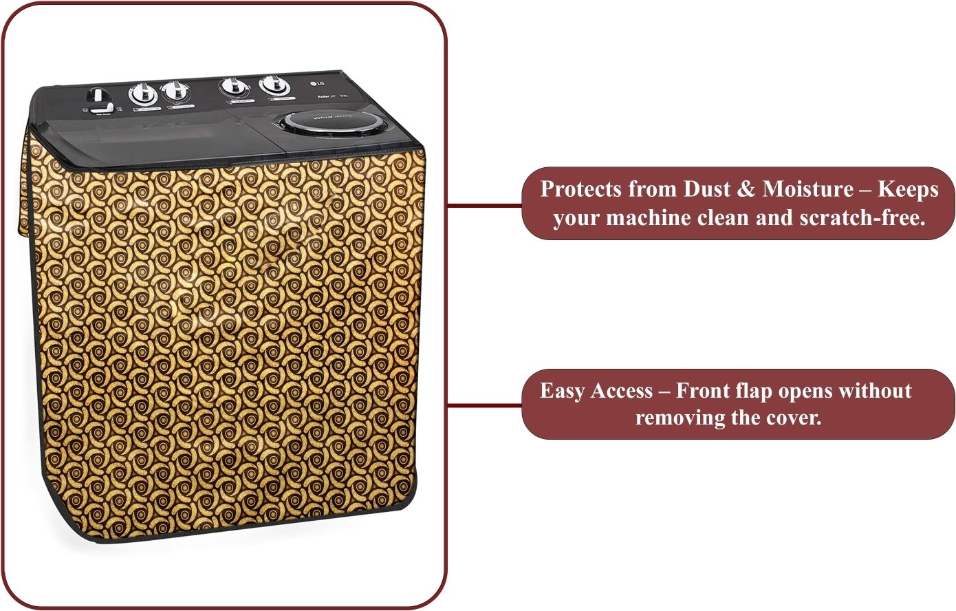 the furnishing tree Semi-Automatic Washing Machine Cover-picture-12