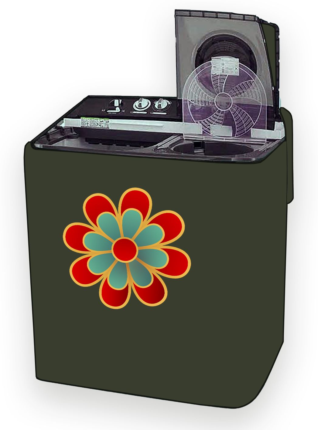 amodori Semi-Automatic Washing Machine Cover for 8 to 9 Kg-picture-5