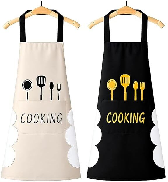 tennycer PVC Home Use Apron - Free Size-picture-47