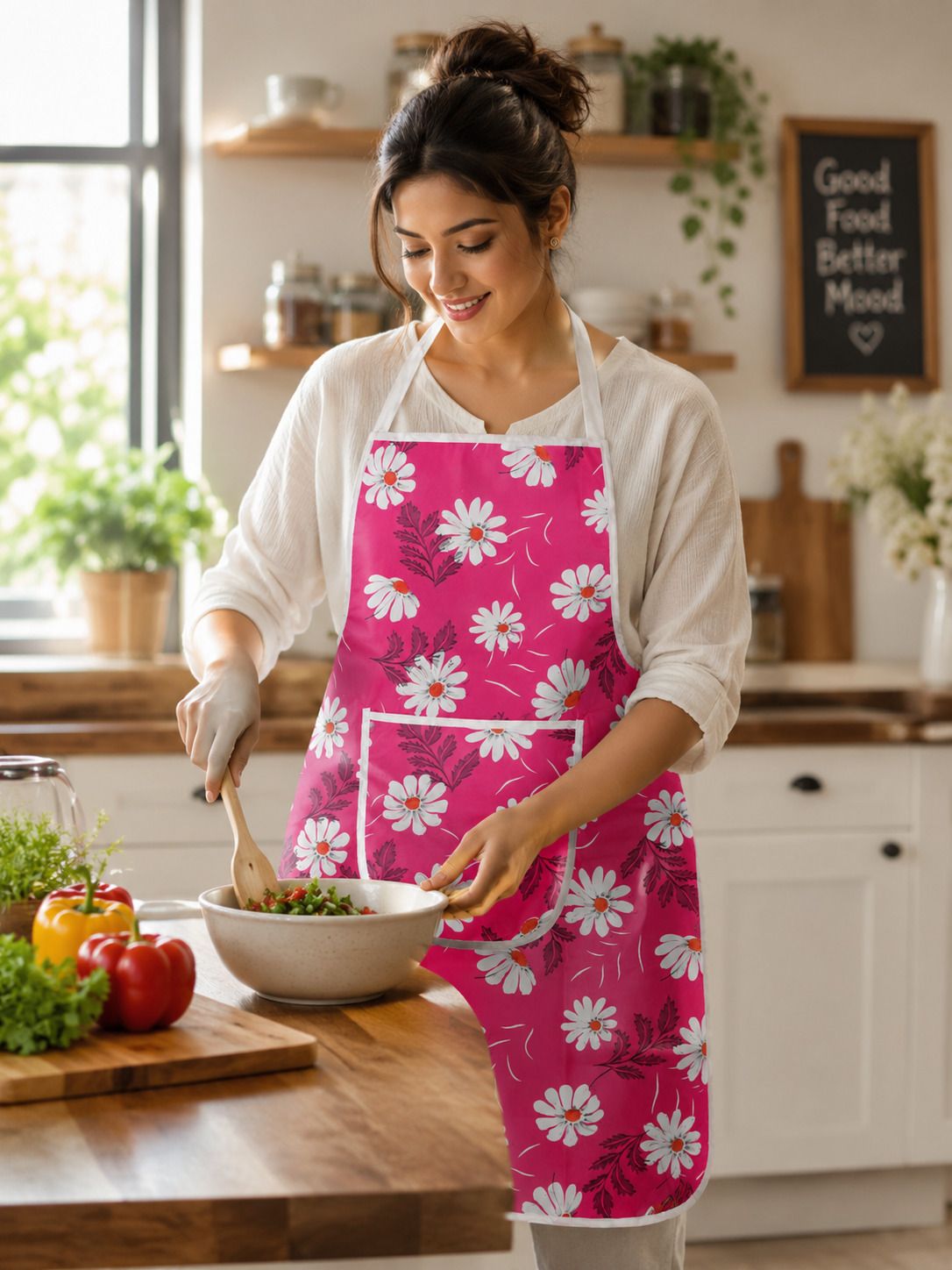kalra magic Polyester Chef's Apron - Free Size-picture-47