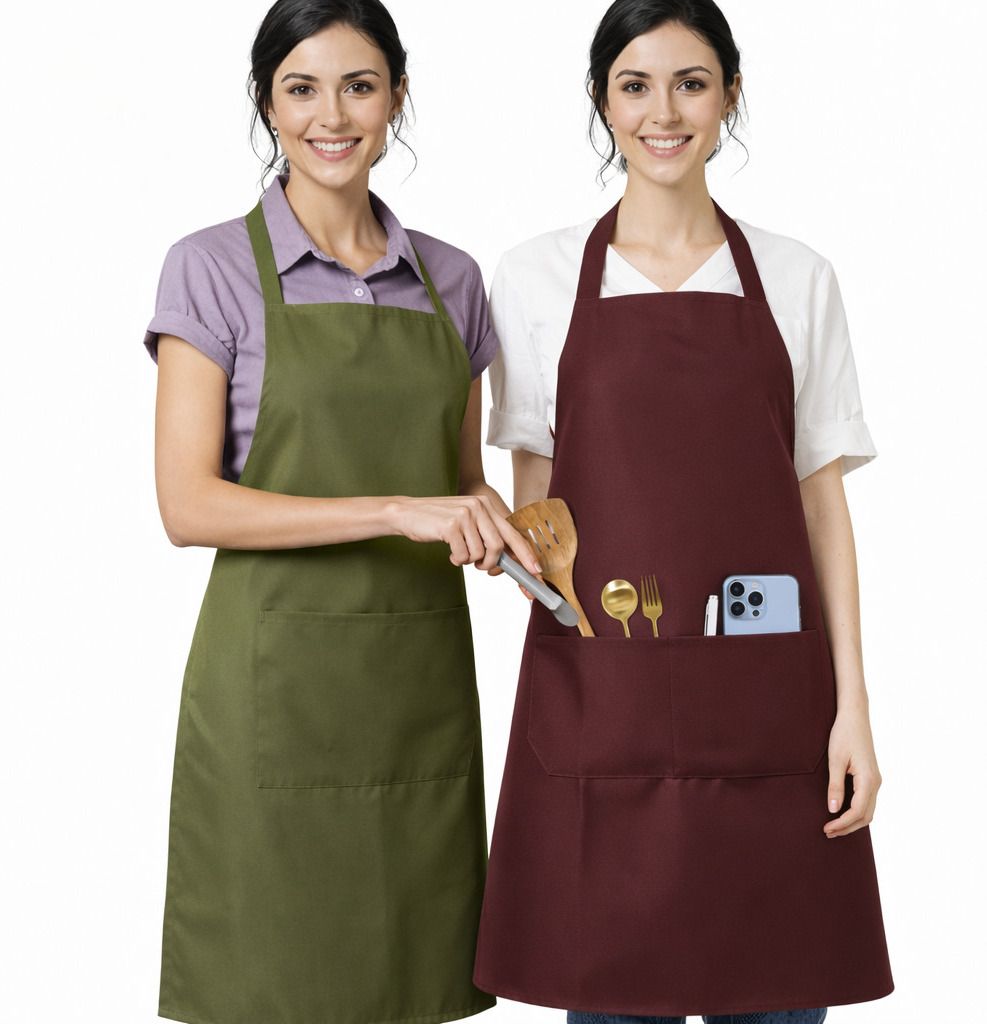 tennycer PVC Home Use Apron - Free Size-picture-27