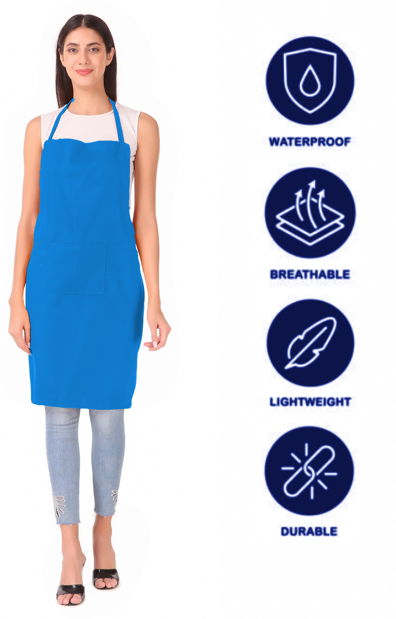 kodenipr club Polyester Home Use Apron - Free Size image 1