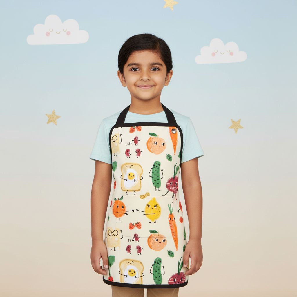 Cotton Apron - Free Size-image-8