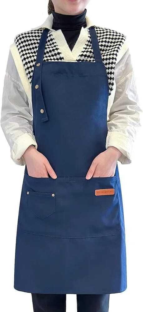 Cotton Chef's Apron - Free Size-image-13