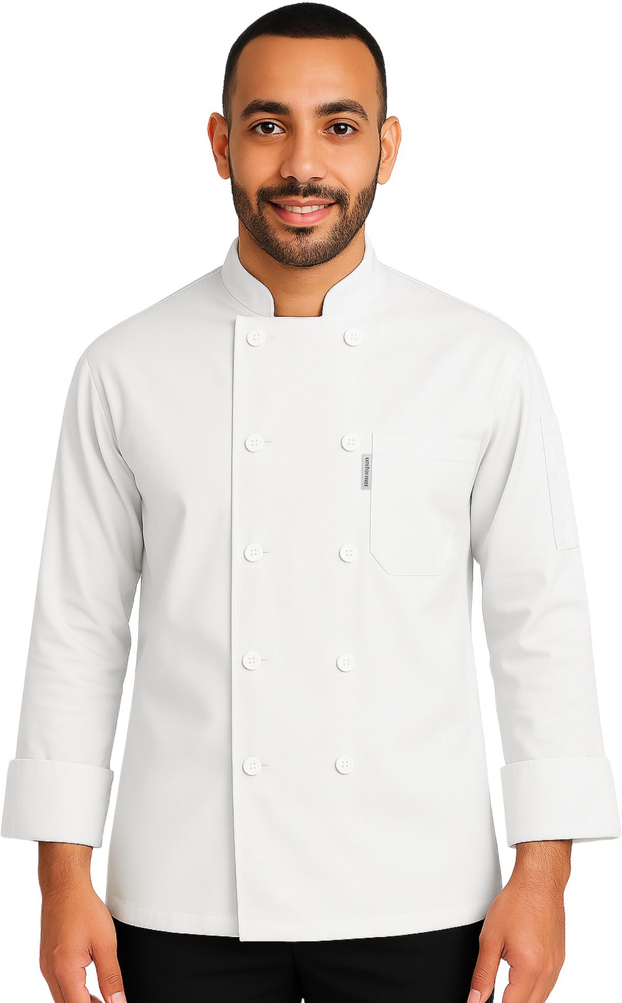 Polycotton,Chef Coat, Solid Coat For Men