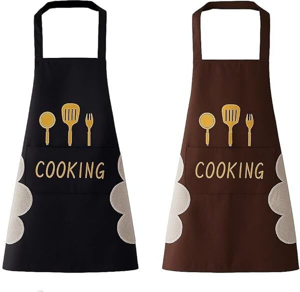 Polyester, Velvet Chef's Apron - Free Size-image-28