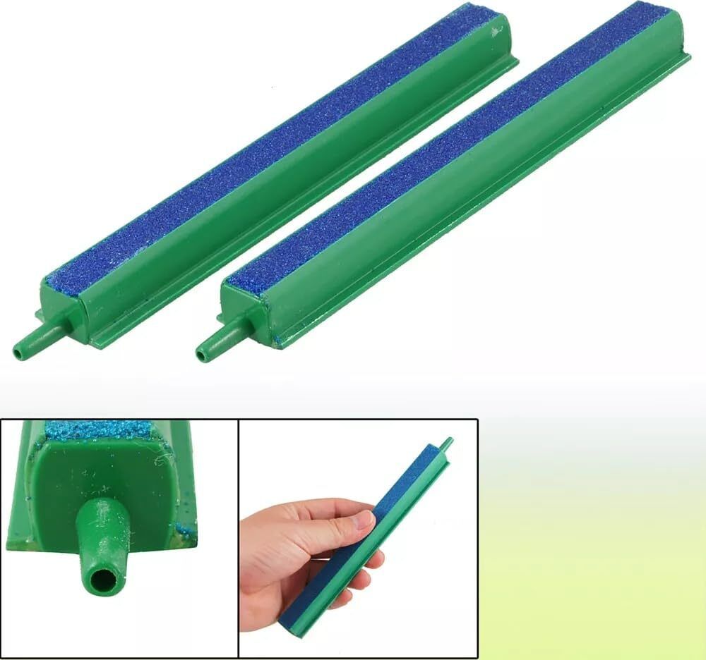 Fish Tank Bubble Diffuser Air Stone Bar – Pack of 2 Aquarium Air Stone-image-0