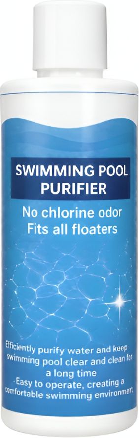 ad solanki AquaPure Swimming Pool Purifier | No Chlorine Odor | Fits All Floaters | 100ML Solvent Aquarium Cleaner-picture-25