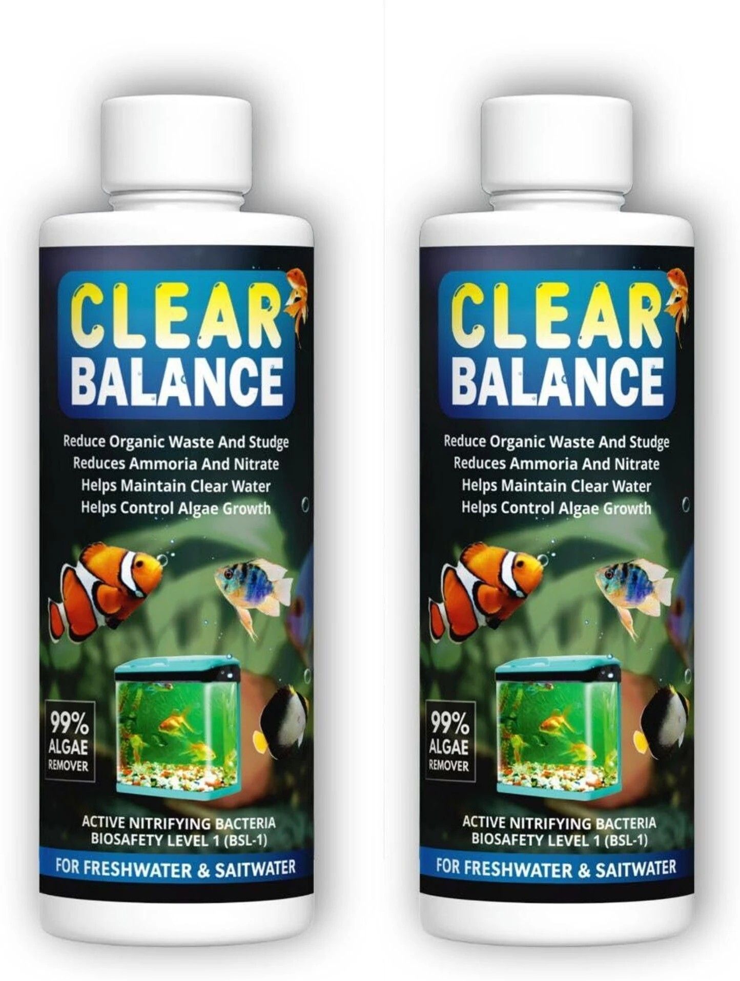 vertex 12 Clear Balance Cycle | For Fresh water & Salt water(Pack of 2) Solvent Aquarium Cleaner-picture-11
