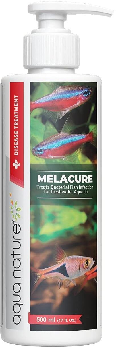 aquanature Melacure Treats Bacterial Fish Infection for Freshwater Aquaria 500ml Magnetic Aquarium Cleaner-picture-18