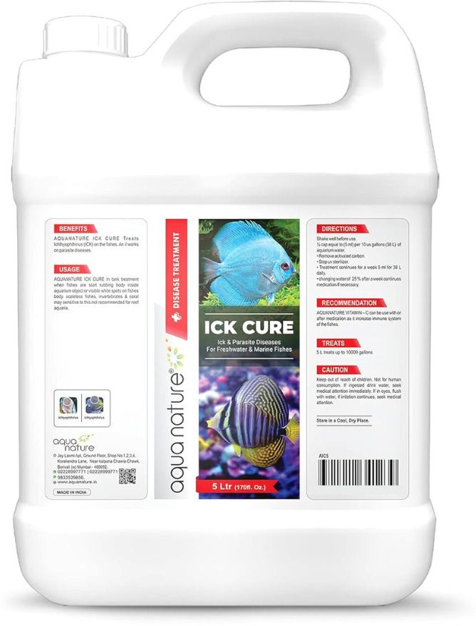 aquanature Fish Ick Cure 5Ltr Magnetic Aquarium Cleaner-picture-40